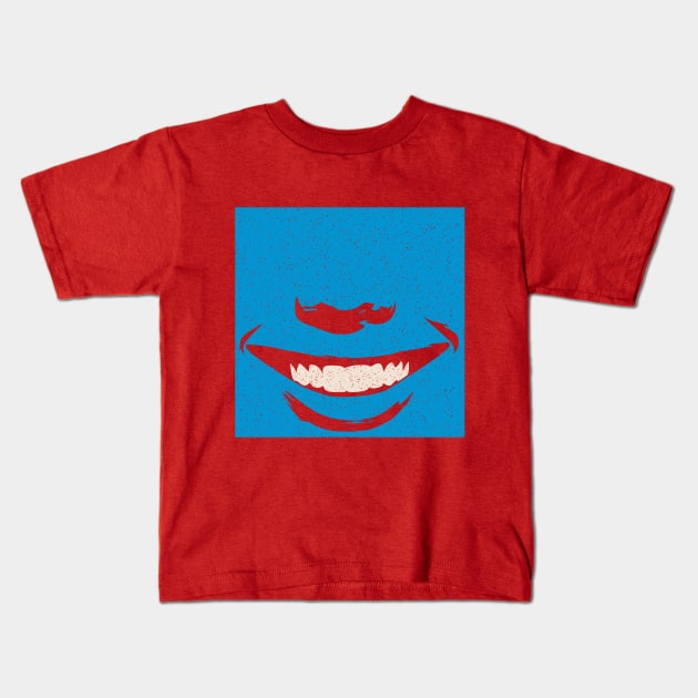 Smiling Torso Face (Color) Kids T-Shirt by JSnipe